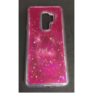 Capa Gel Liquid Y Birlhantes Samsung Galaxy S9 G960 Rosado